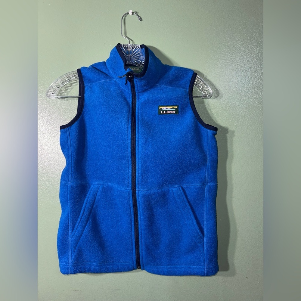 L.L. Bean Royal Blue Fleece Jacket for a boy